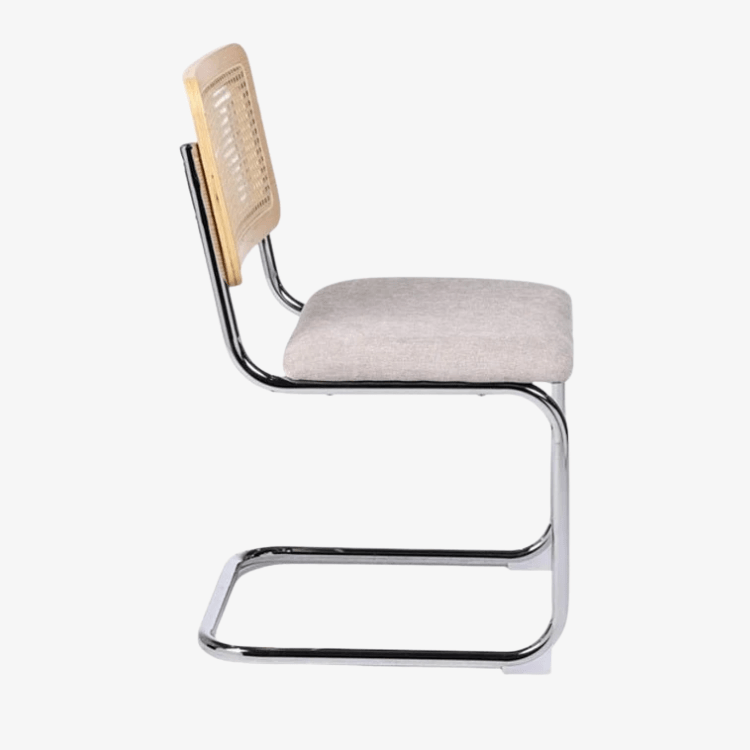 Silla de comedor ratán y tapizada Ninfa - Vintahome