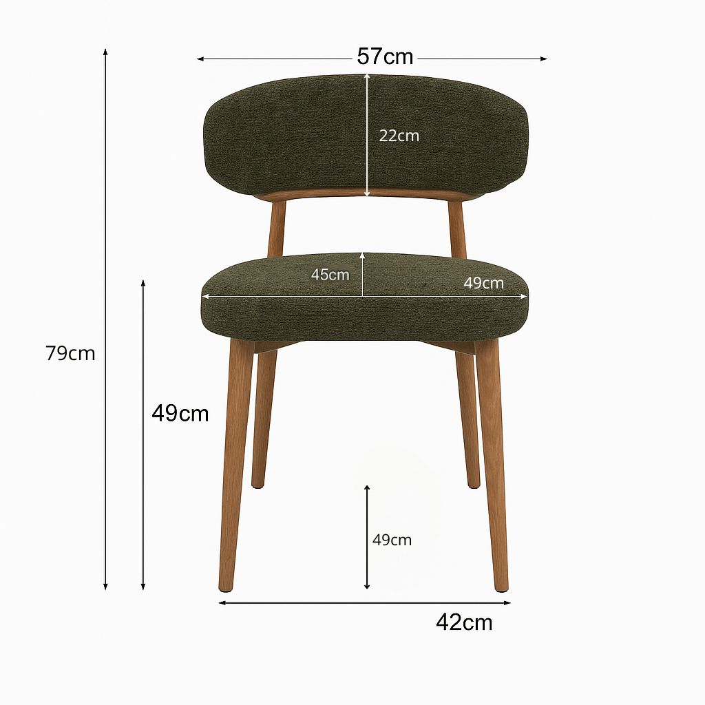 Silla de comedor Scandiwood natural - Vintahome