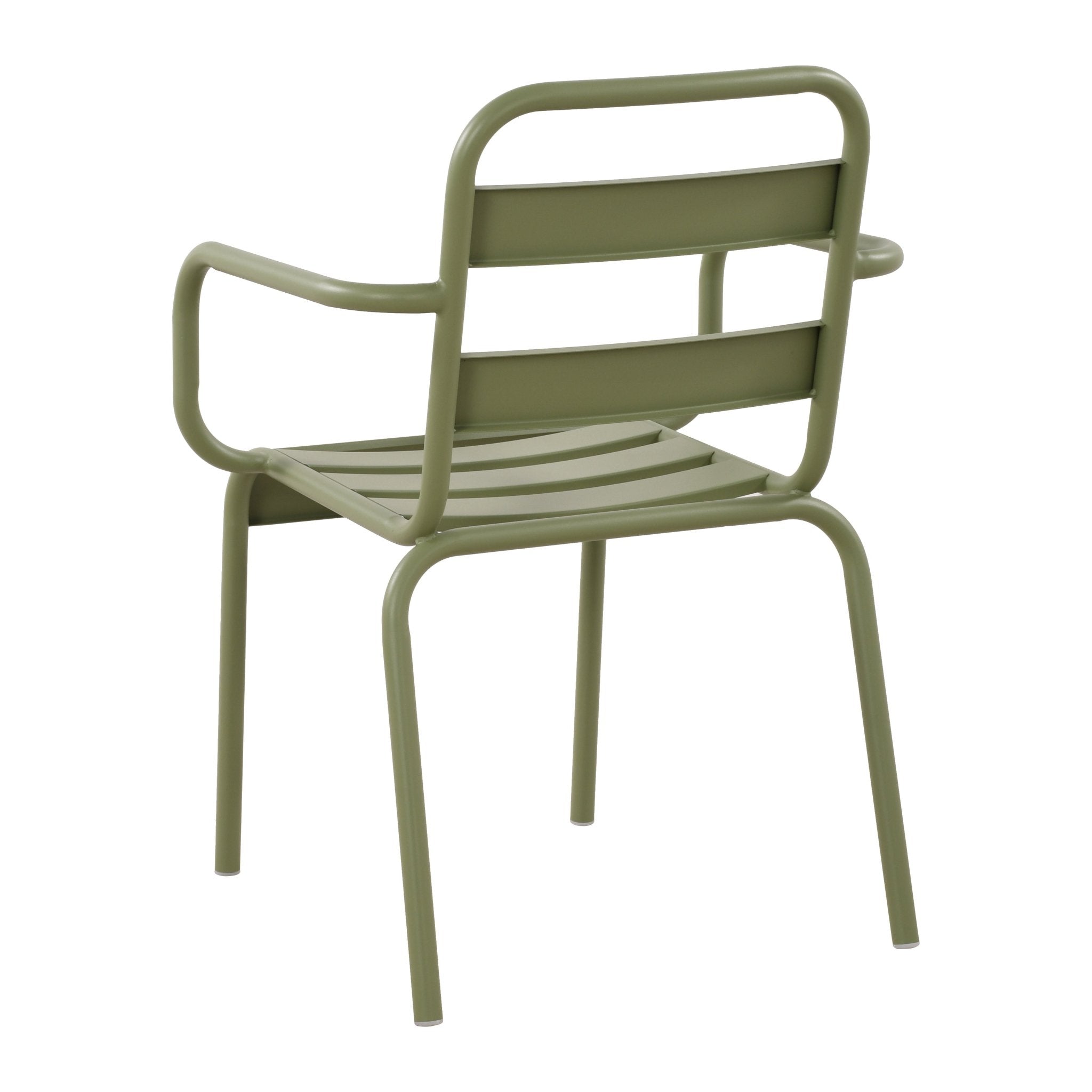 Silla de jardín de metal con brazos Oriol - Vintahome