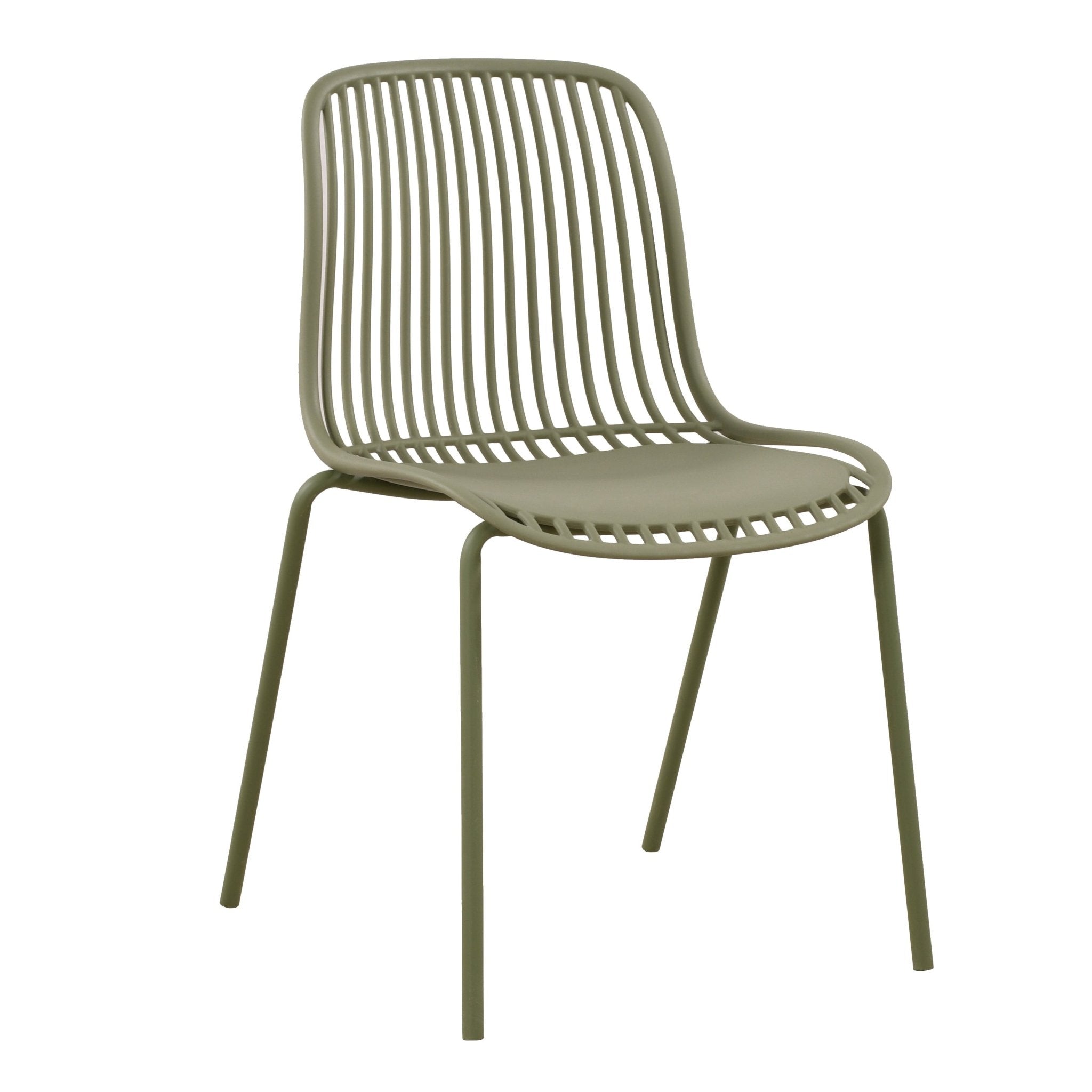 Silla de jardín polipropileno y acero Aura - Vintahome