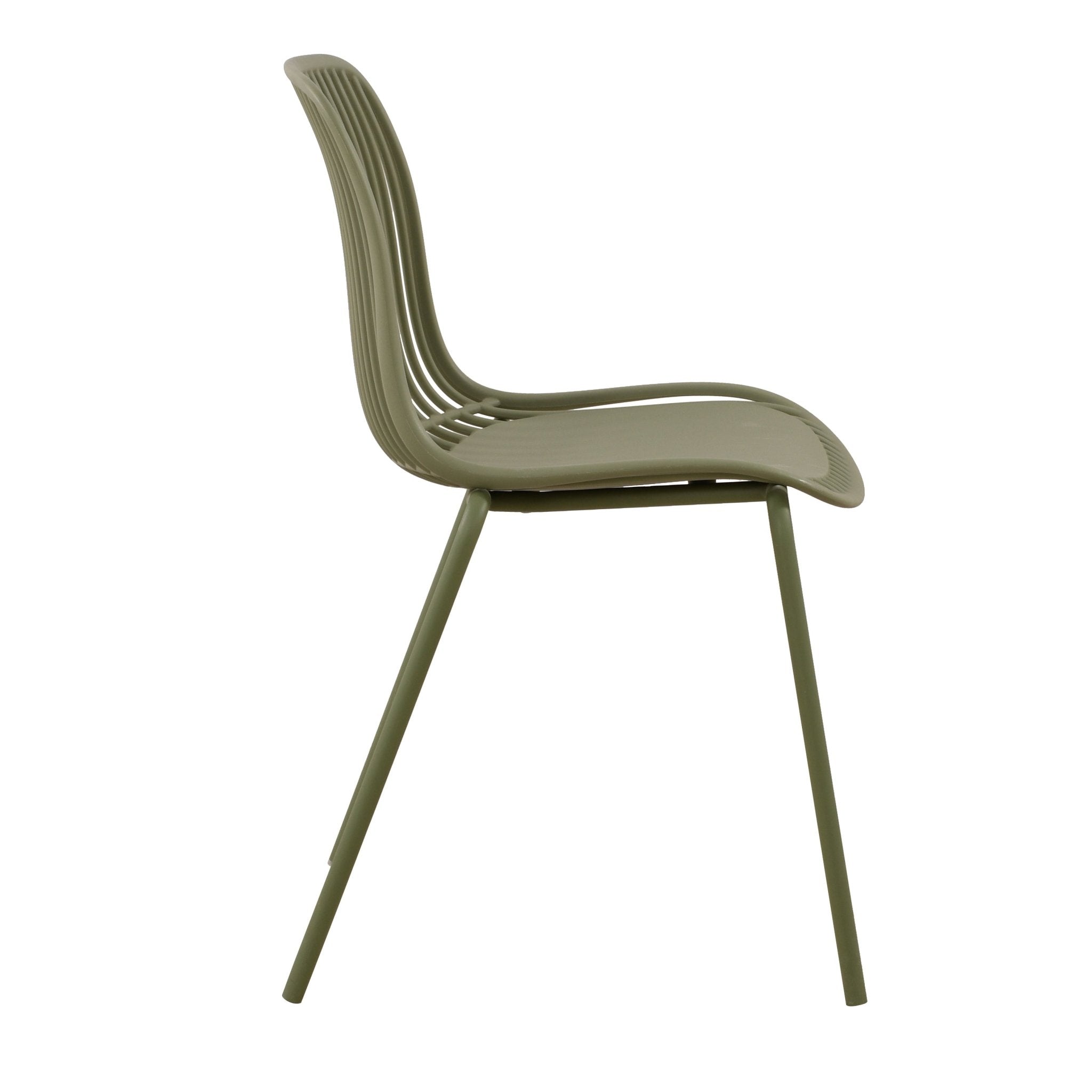 Silla de jardín polipropileno y acero Aura - Vintahome