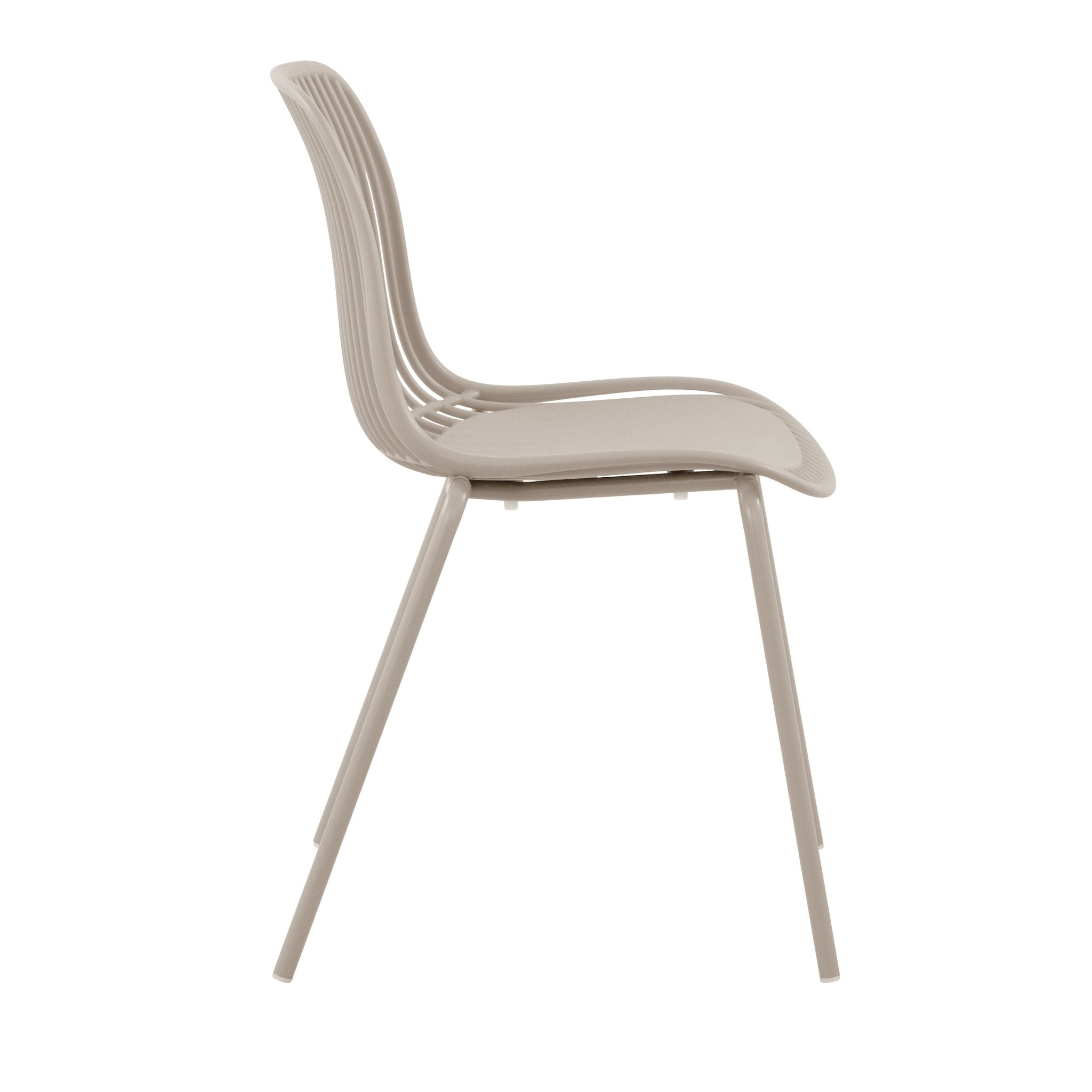 Silla de jardín polipropileno y acero Aura - Vintahome