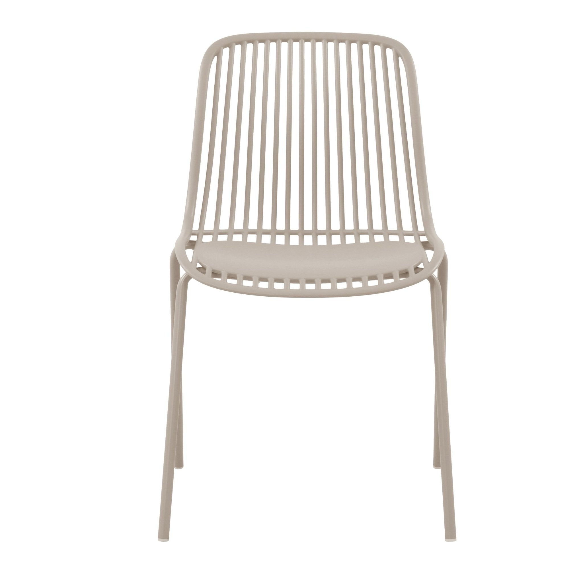 Silla de jardín polipropileno y acero Aura - Vintahome