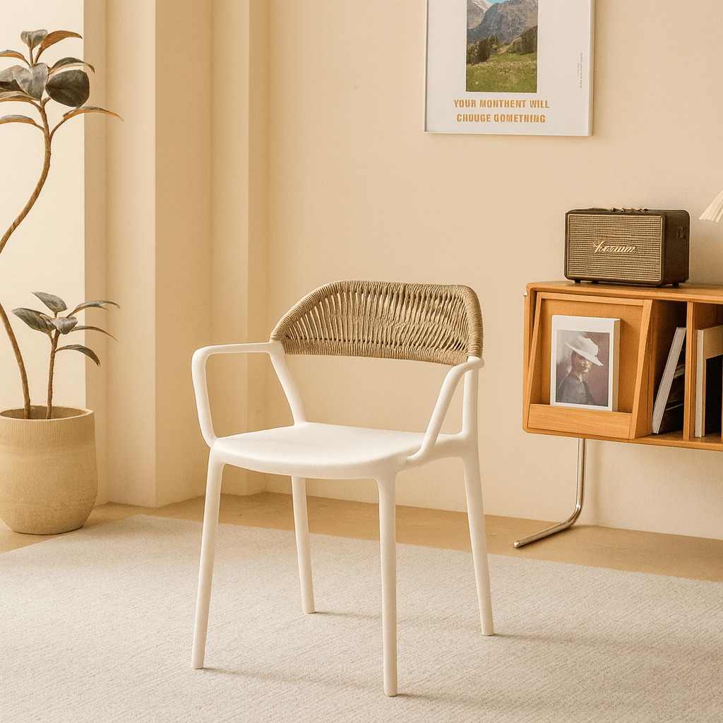 Silla de jardín respaldo cuerda Eco en polipropileno - Vintahome