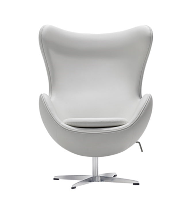 Silla EGGO chair tapizado Semipiel blanco - Vintahome