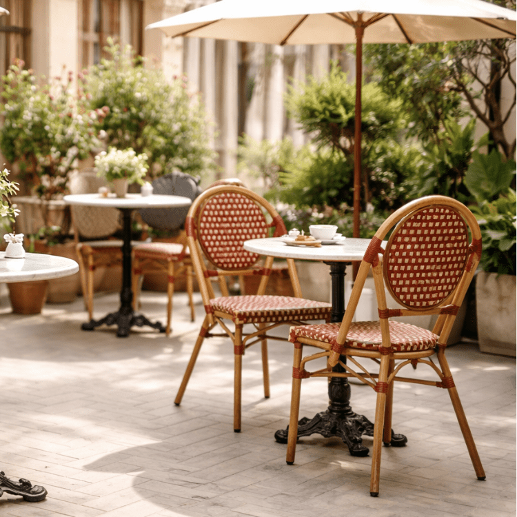 Silla parisina Calais rojo - Vintahome