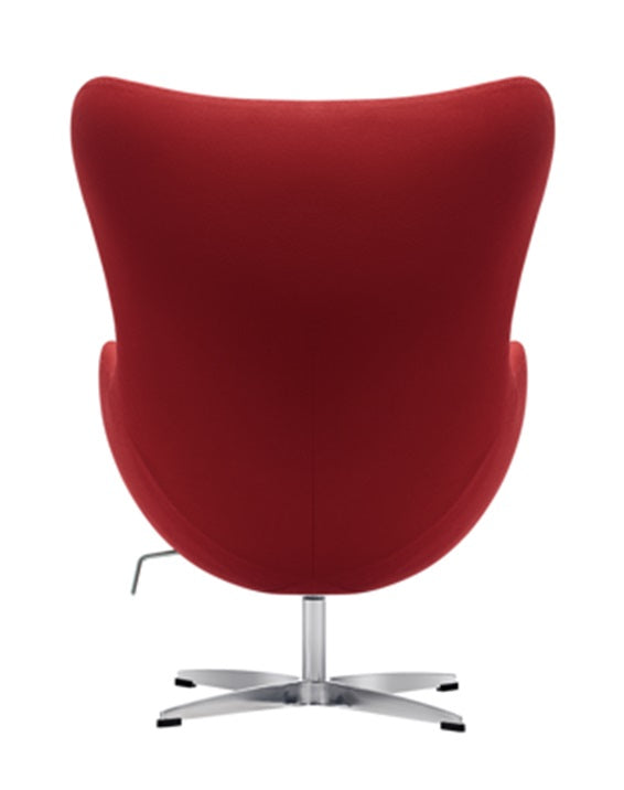 Silla EGG chair tapizado Lana rojo
