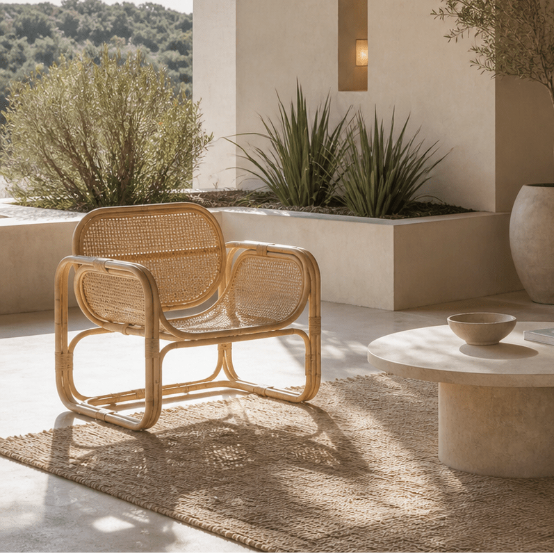 Sillón de ratán Alexía - Vintahome