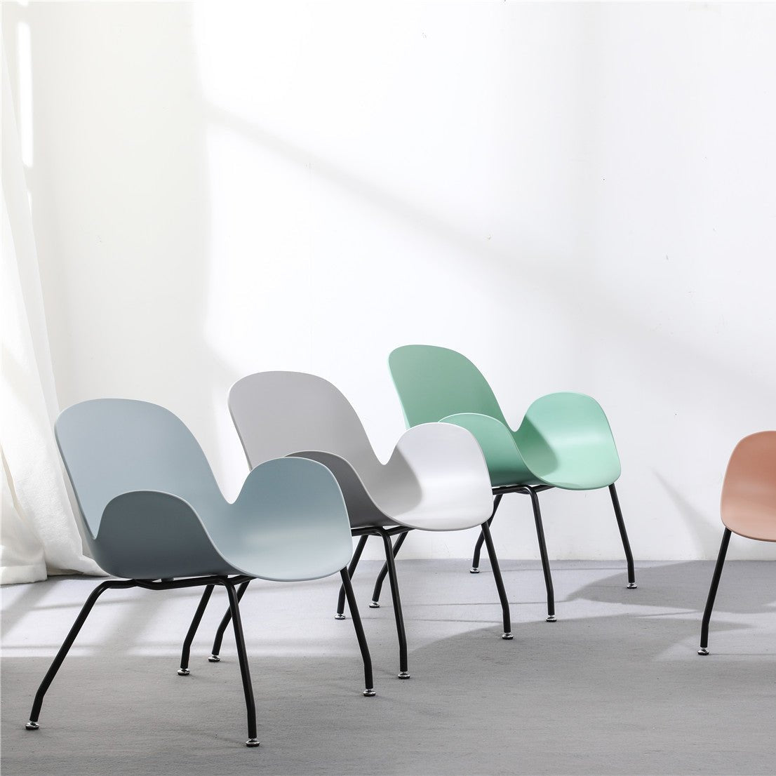 Sillón de sala de espera polipropileno Danna