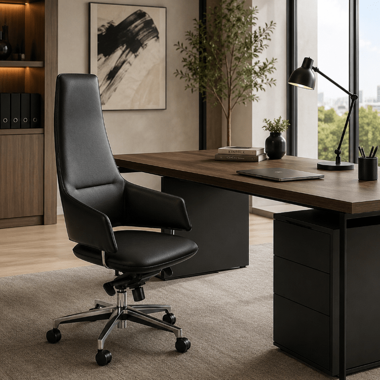 Sillón despacho respaldo alto Ejecutivo - Vintahome