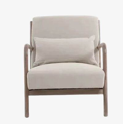 Noordse fauteuil lino beige Norman