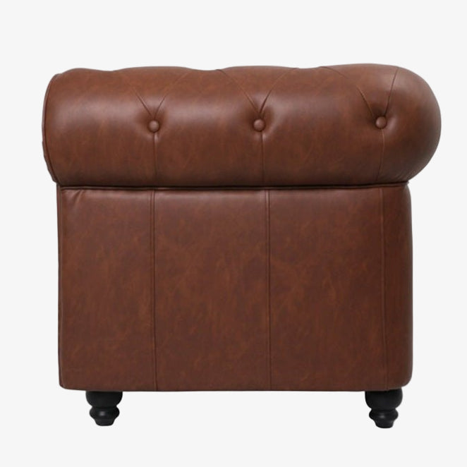 Chesterfield Sofa 1 Brown Plaza Vintage