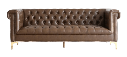 Sofá Chesterfield 3 plazas marrón Pool - Vintahome