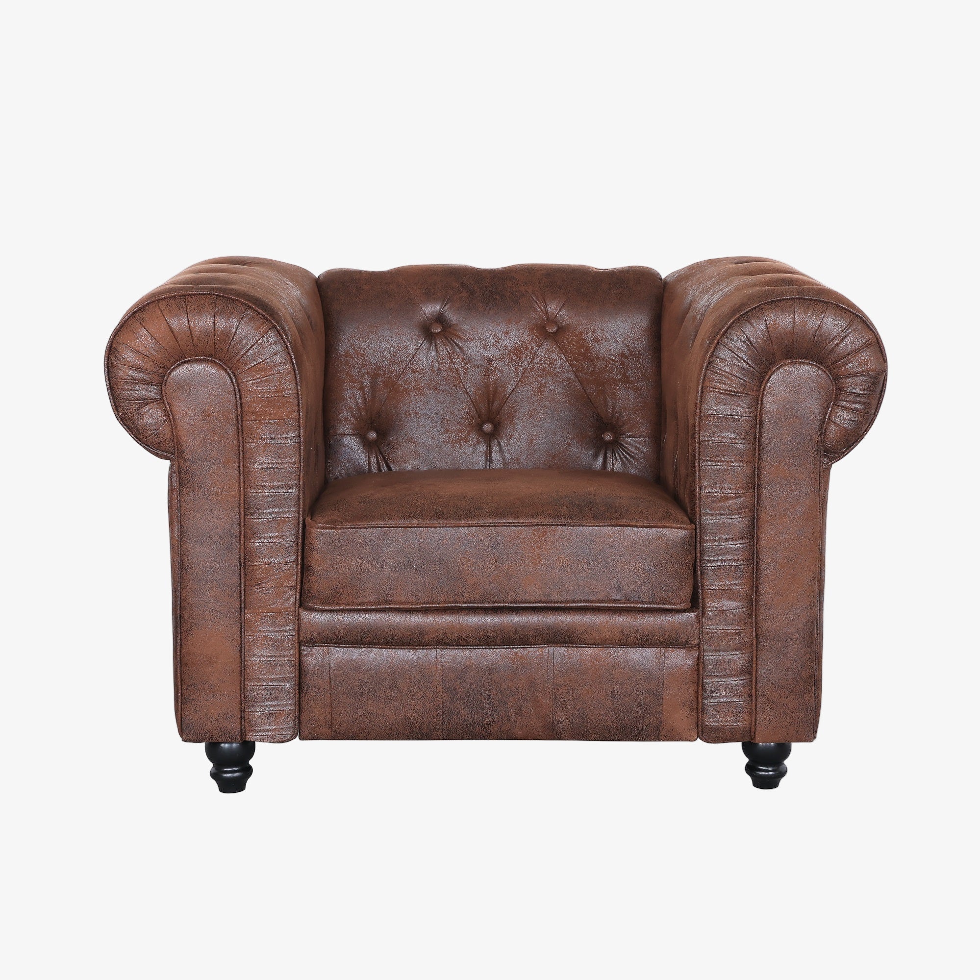 Sofa Chesterfield Microgamuza 1 plaza D - Vintahome