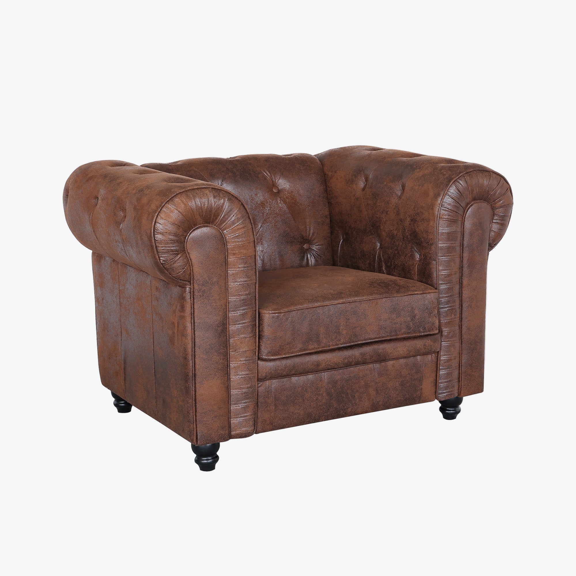 Sofa Chesterfield Microgamuza 1 plaza D - Vintahome