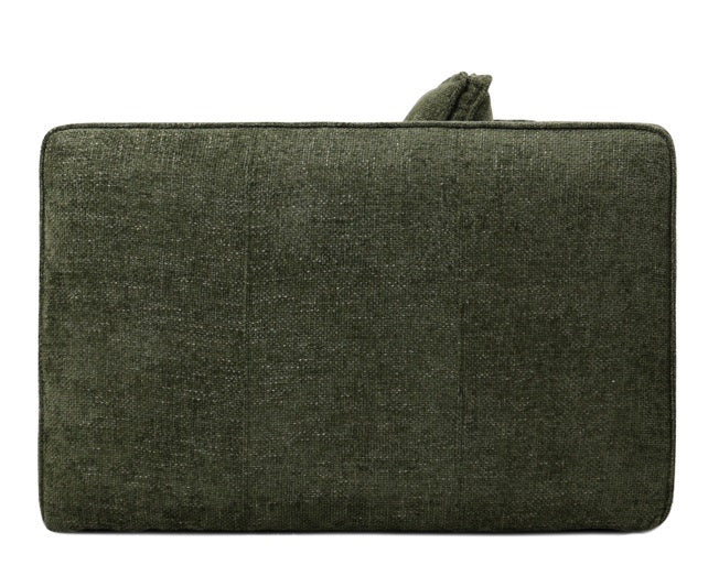 Chenilla Green Manila Sofa