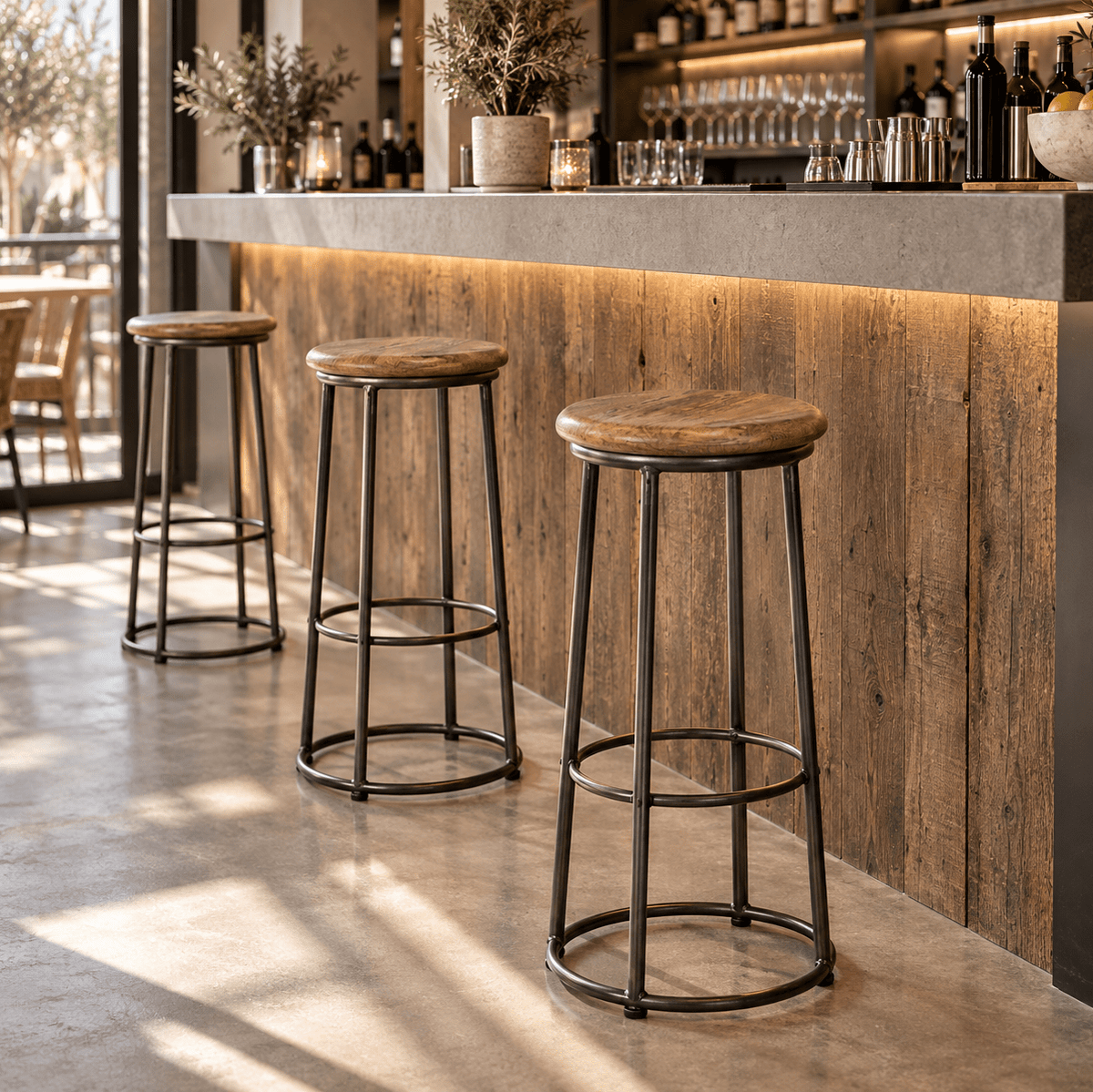 Taburete de bar industrial Estambul - Vintahome