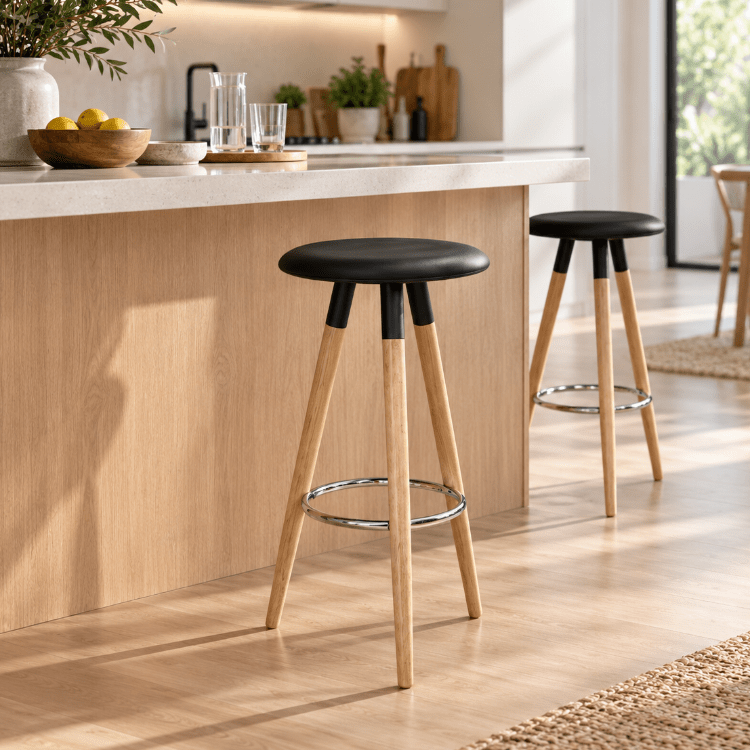 Taburete de bar nórdico Finlandia - Vintahome