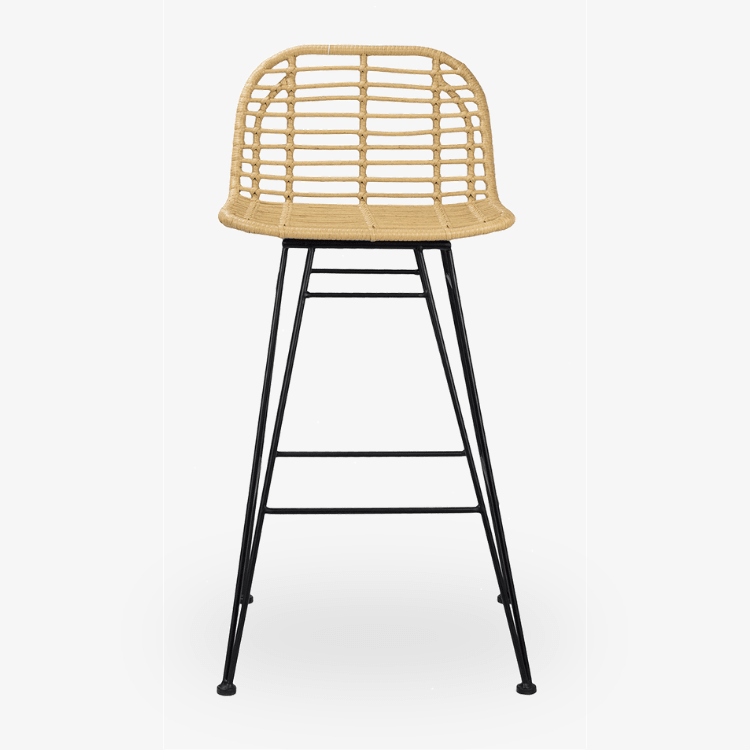 Taburete de bar rattán Corina - Vintahome