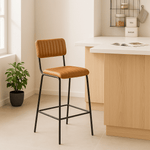 Taburete de bar Sidney cuero - Vintahome