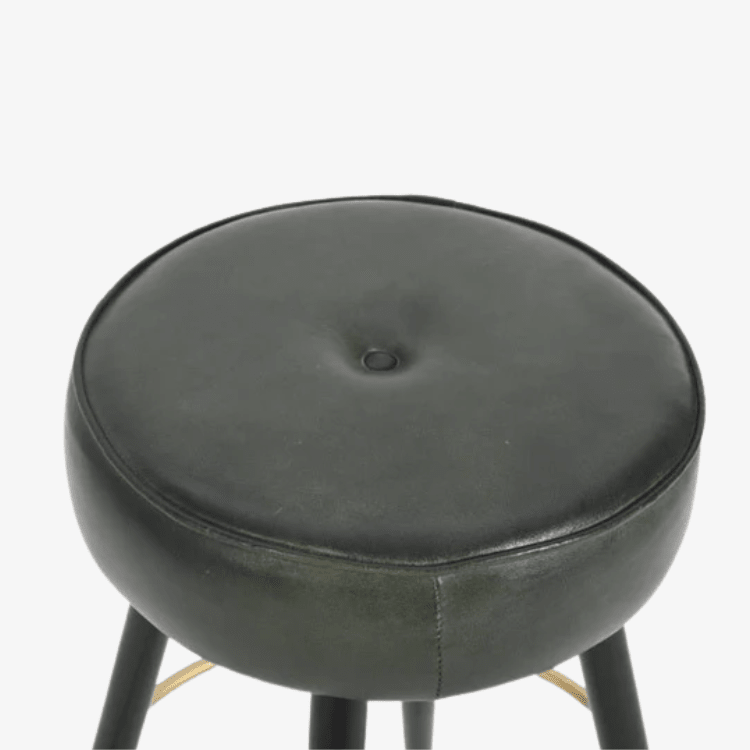 Taburete de bar vintage cuero Timba - Vintahome