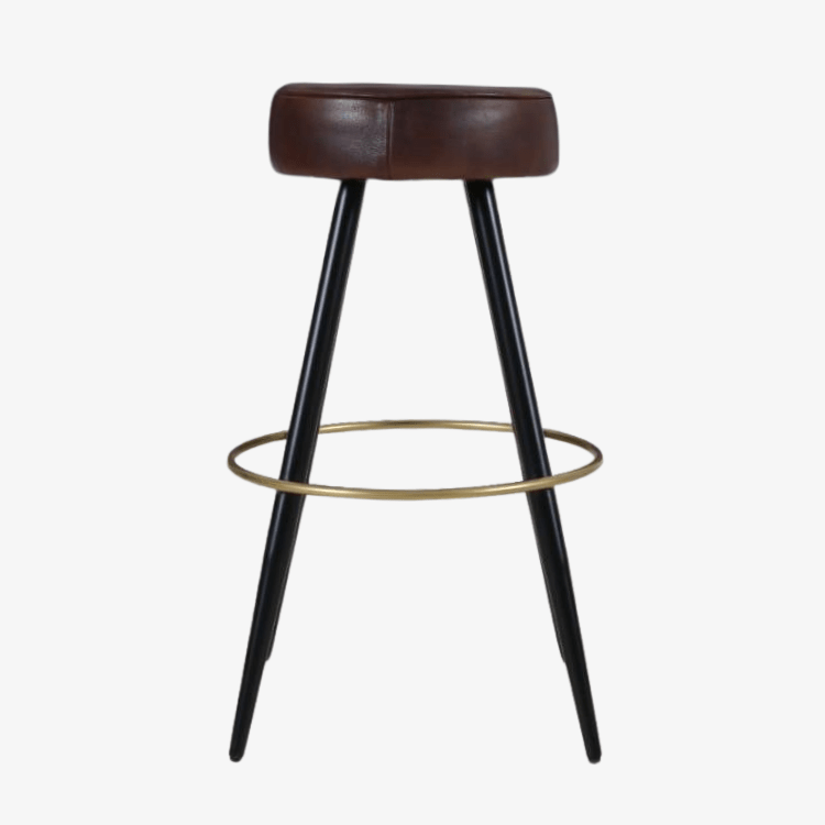 Taburete de bar vintage cuero Timba - Vintahome