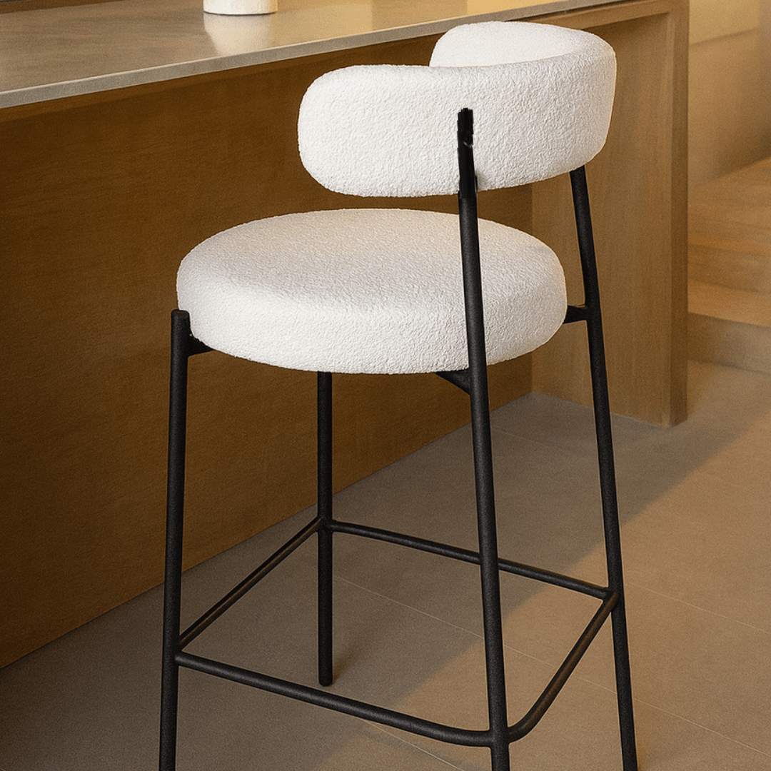 Taburete nórdico Matis boucle 75cm - Vintahome