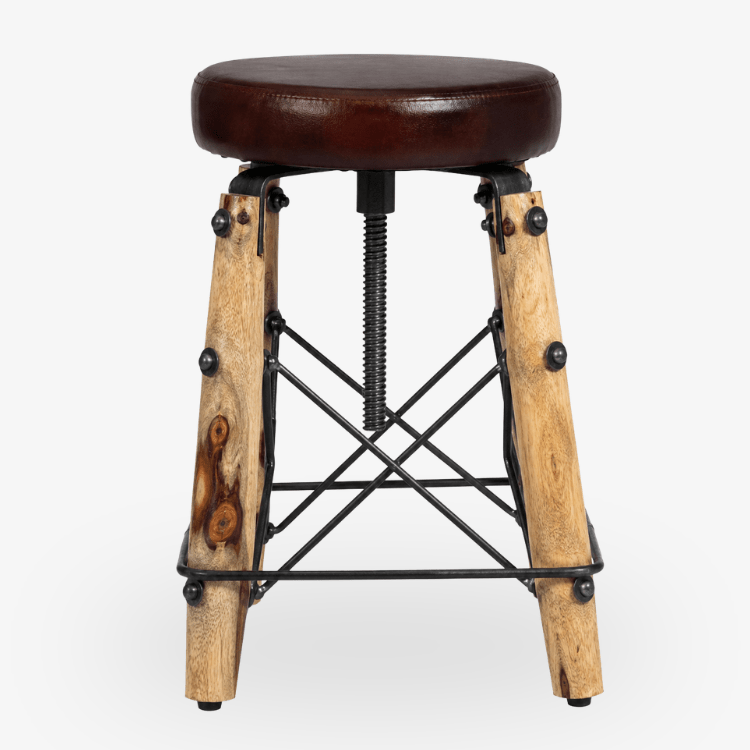 Taburete vintage bajo Merkal - Vintahome
