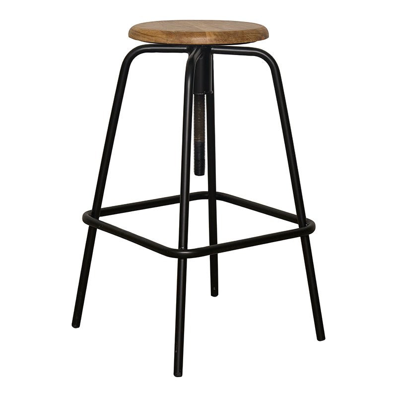 Taburete vintage regulable H70 Montego - Vintahome