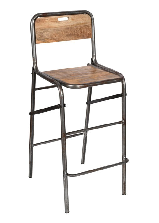 Tabouret de bar industriel pliant Inda