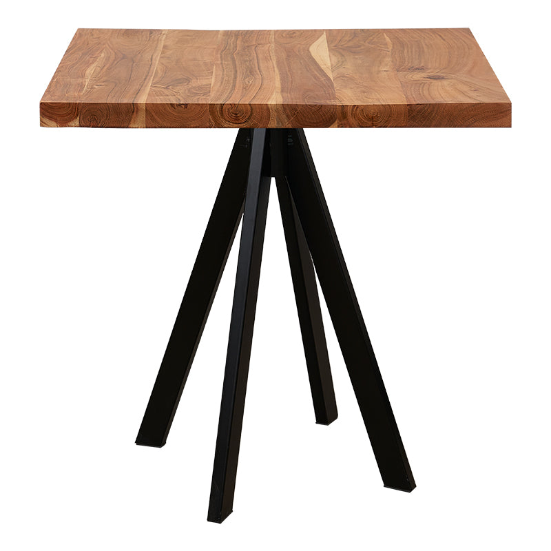 Table de bar industrielle en bois d'acacia 70-80 cm Avia