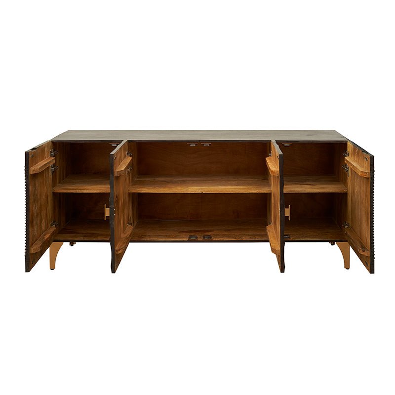 Mely Black Mango Wood Wooden