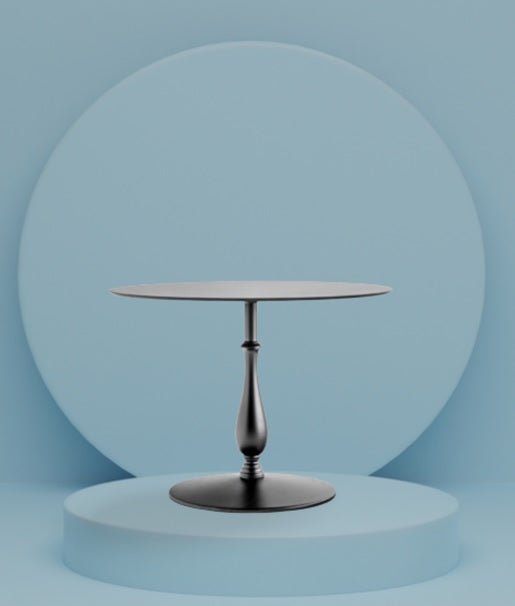 Comprar Base de Mesa de Pedestal de Hierro Negro