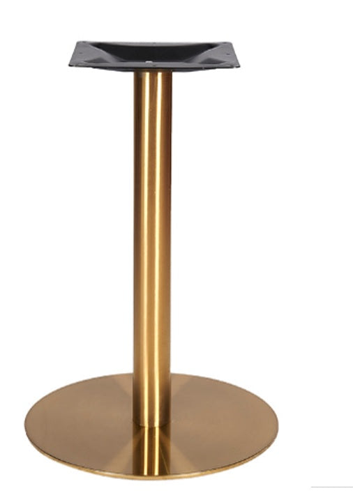 Base de mesa em aço inoxidável dourado 45-50-64 cm