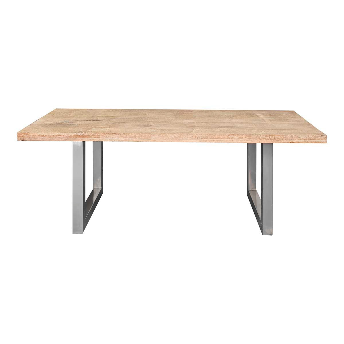 Table à manger 220 cm bois et acier Palma