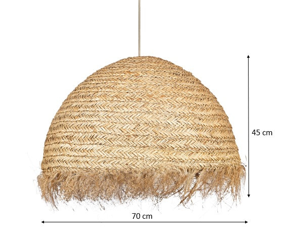 Lámpara techo seagrass Catta 70cms