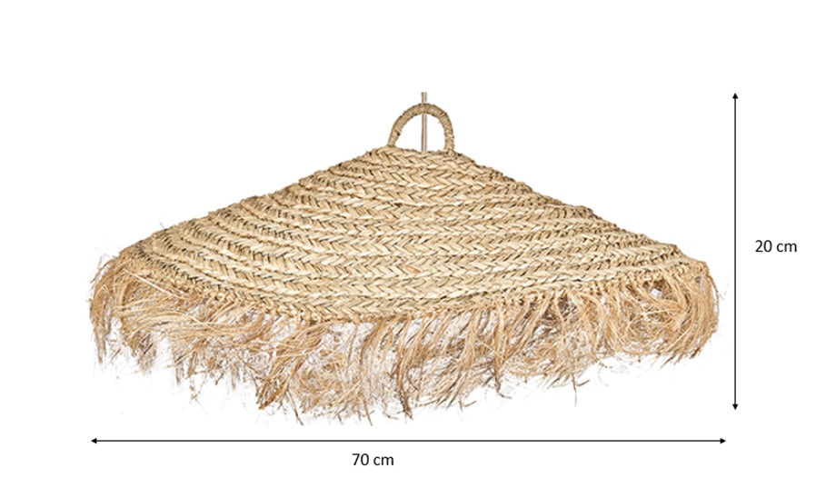 Lámpara de techo seagrass Taluz 75 cm