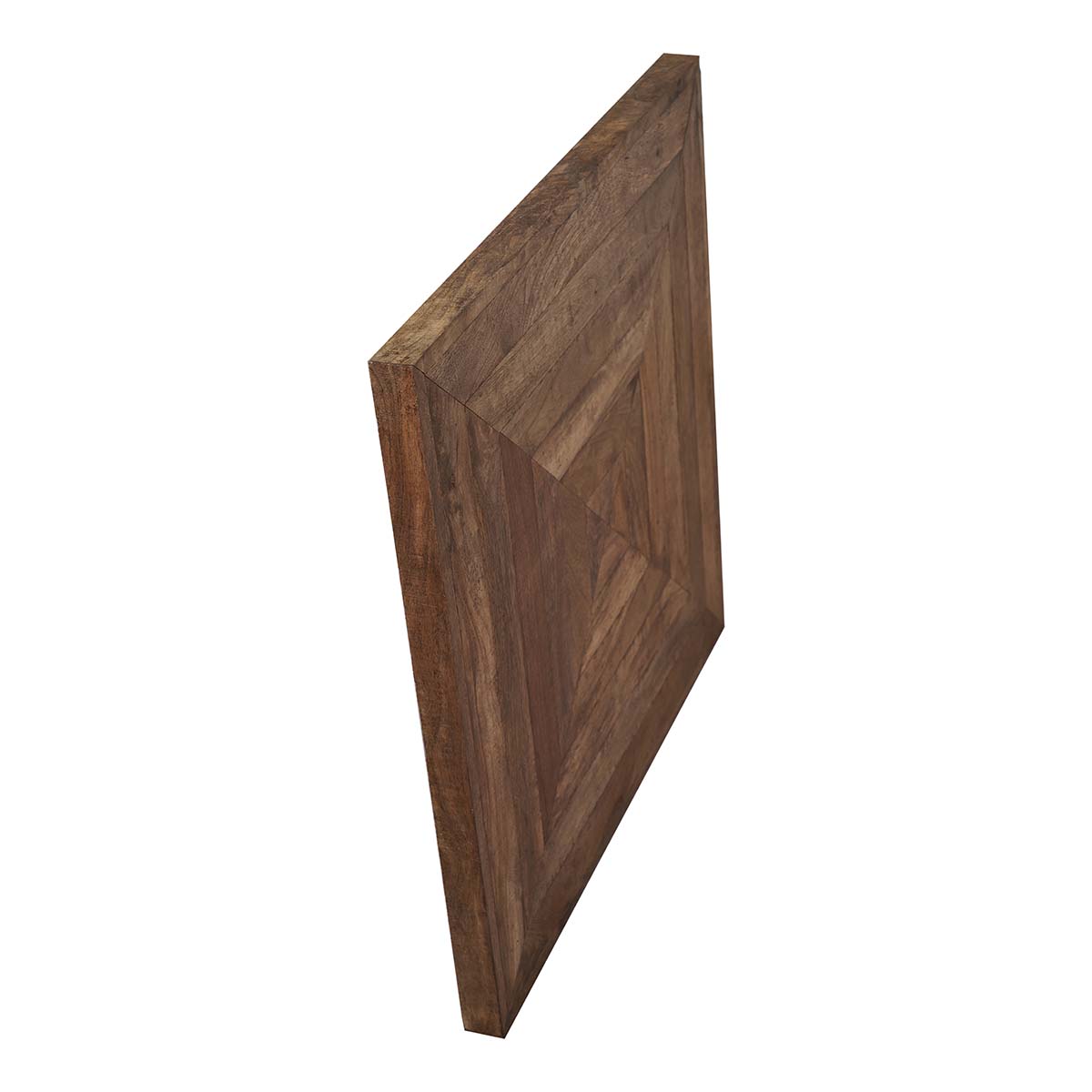 Tampo de mesa de madeira vintage Moy 70x70 cm