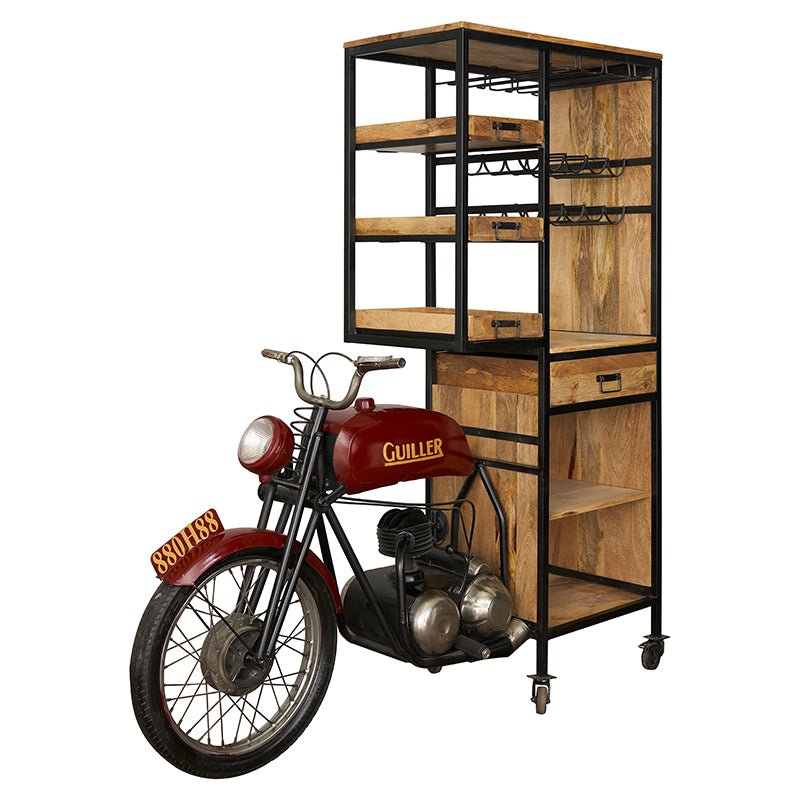 Estantería Botellero Moto Vintage Road