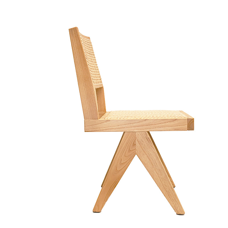 réplicas de sillas de comedor de caña Pierre Jeanneret