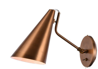 Gouden retro wandlamp
#color_Oro
