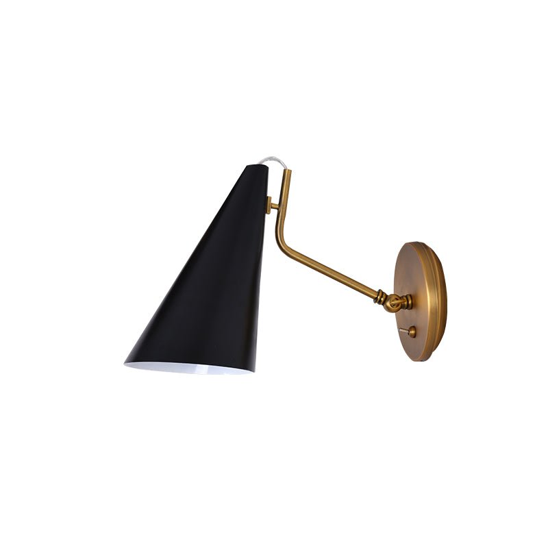 Lámpara de pared retro negra
#color_Negro