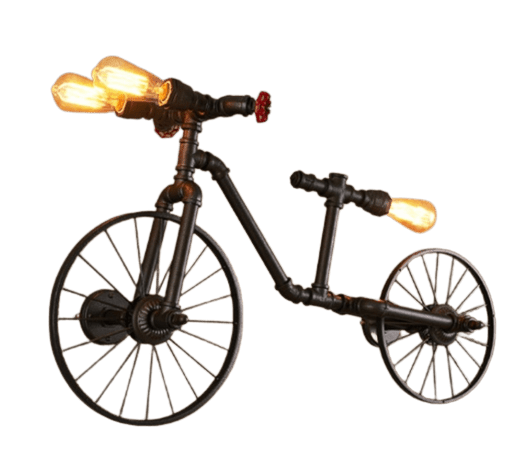 Lámpara de aplique vintage Bicicleta