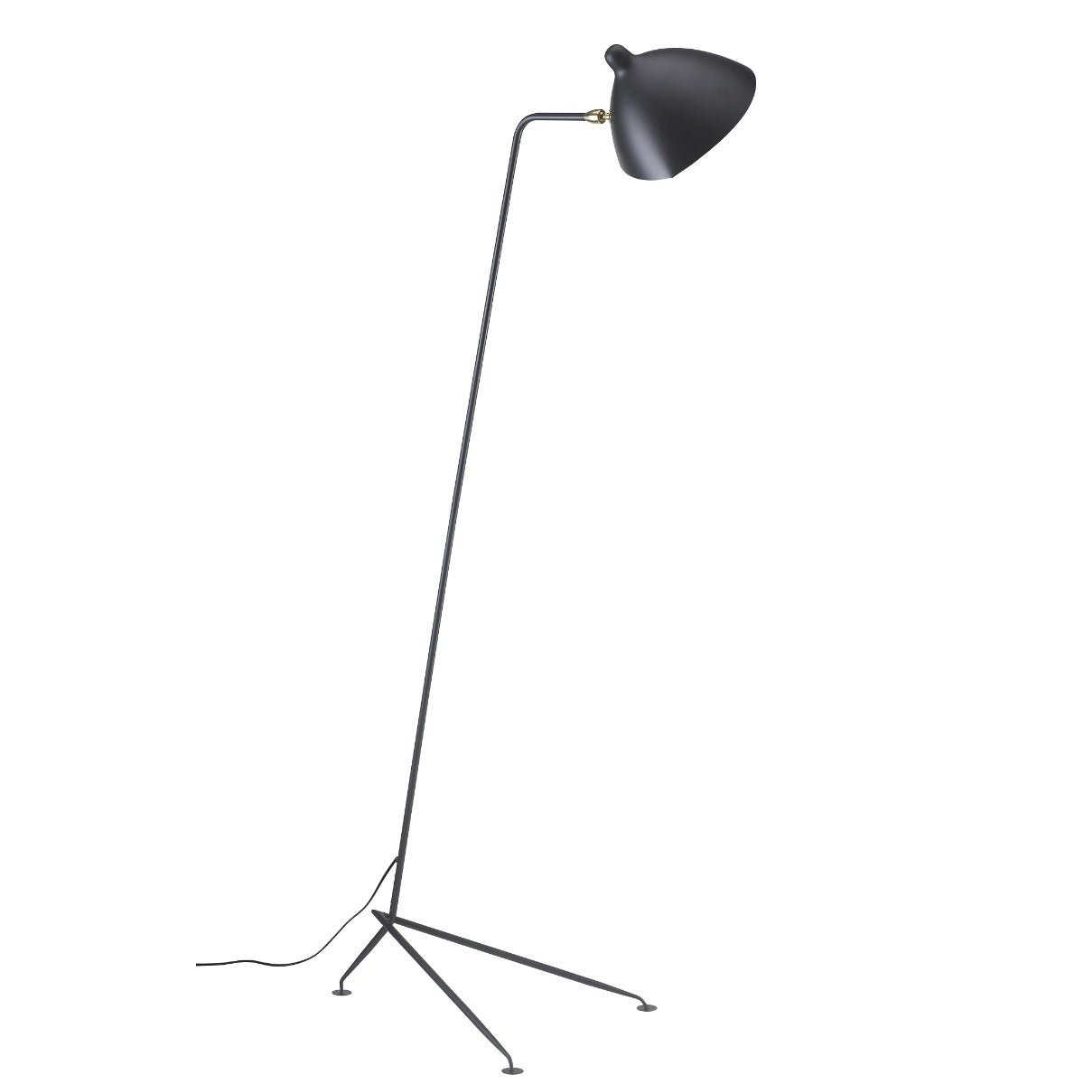 Lámpara de pie diseño Sergi - Vintahome
#color_Negro