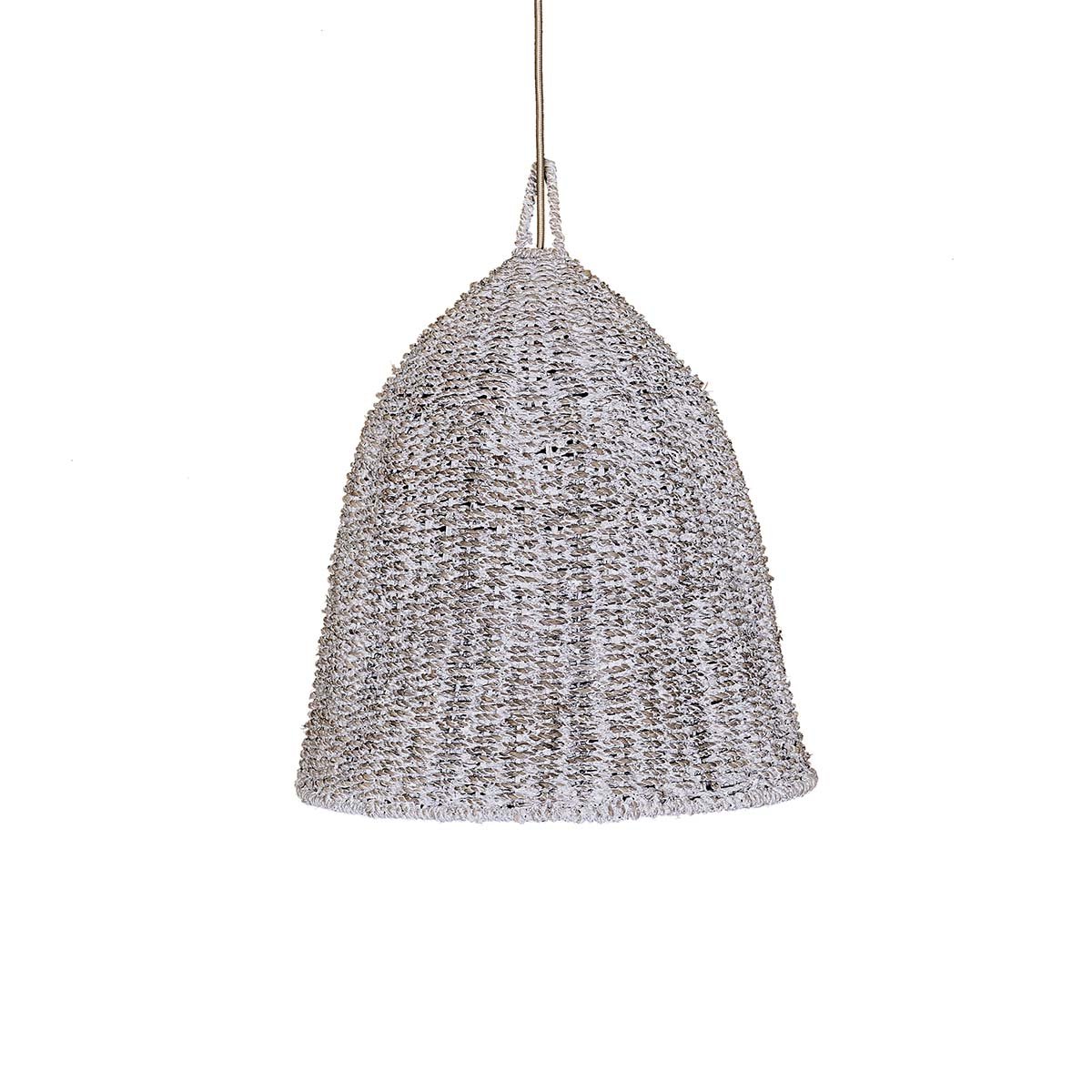Lámpara de techo mimbre natural trenzado Liana - Vintahome