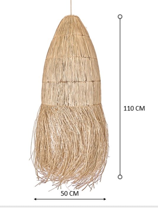 Lámpara de techo seagrass Villa 60x110 cm - Vintahome
