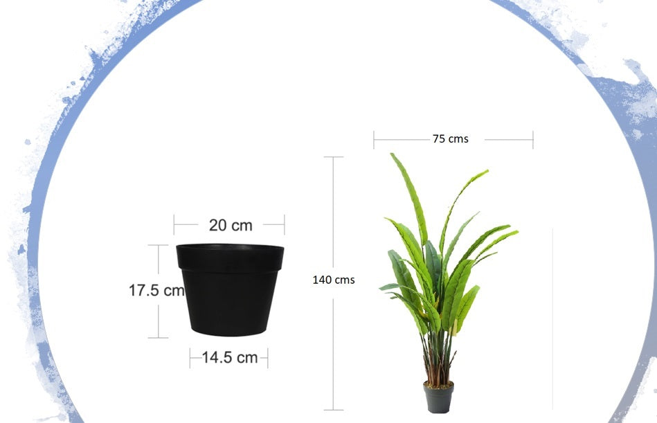 Planta artificial Viajera H140