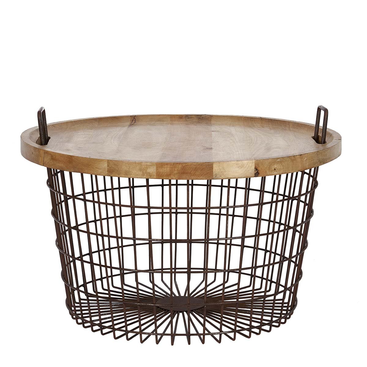 Mesa Auxiliar Redonda Vintage Montana