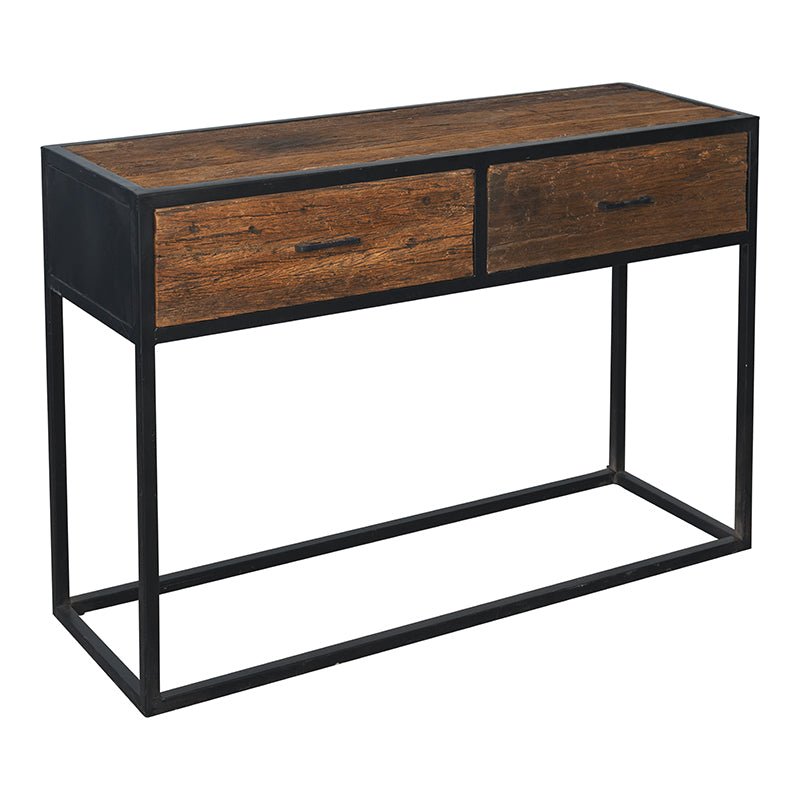 Mesa consola industrial madera Ulises 120 cm