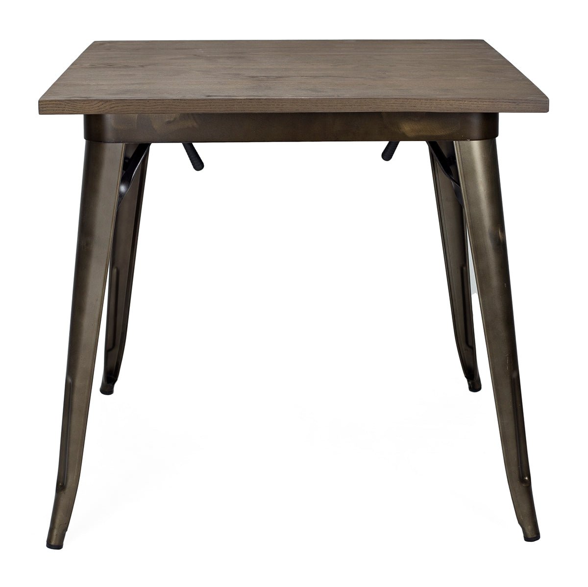 Table à manger industrielle 80x80 Tolux Pliante